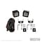Westin Automotive SET OF(2)3.2 IN. X 3 IN. 5W CREE FLOOD BEAM BLACK HYPERQ LED AUXILIARY LIGHT 09-12200B-PR - alternate 2